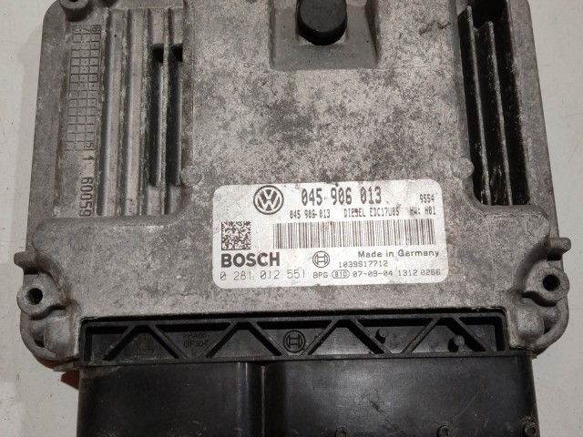 Volkswagen Polo 9N 1,4 Diesel motorvezérlő, Bosch 0281012551 , 045906013