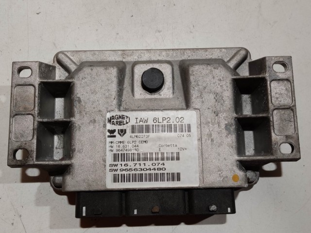Peugeot 206 motorvezérlő SW9656304480 , 9647498180