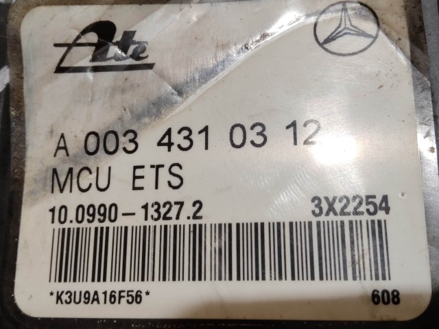 208891 Mercedes Benz C-class w202, CLK C208 Abs, a képen látható sérüléssel A0034310312, 10.0204-0163.4