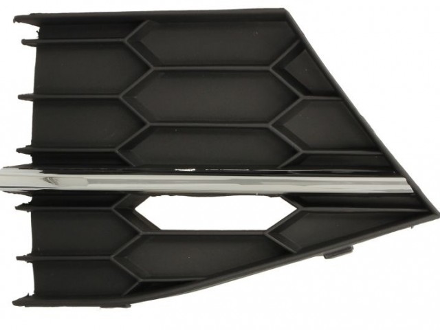 Skoda SuperB III. 2015-2019 utángyártott új bal első díszrács króm díszléccel