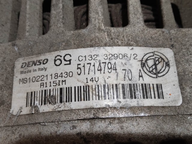 Fiat Grande Punto, Doblo, Punto III. Lancia Ypsilon II. , Musa benzines, klímás generátor 51714794