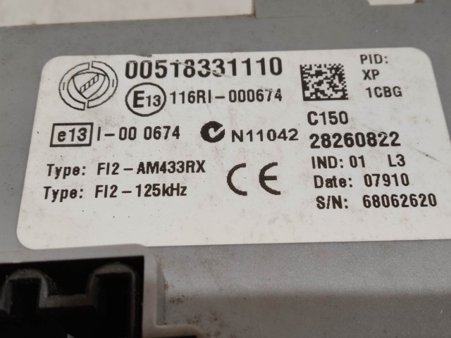 Fiat Doblo III. 2009-2015 Immobiliser doboz 51833111