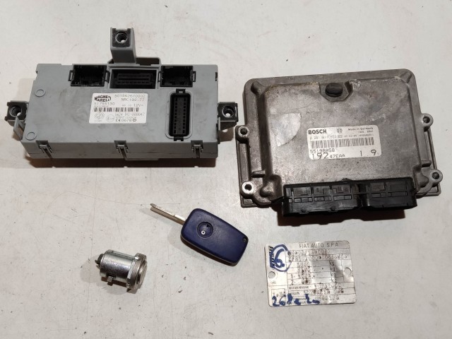 209096 Fiat Stilo 1,9 8v Diesel 115 Le motorvezérlő szett 0281011553 , 55198058 , 51755130