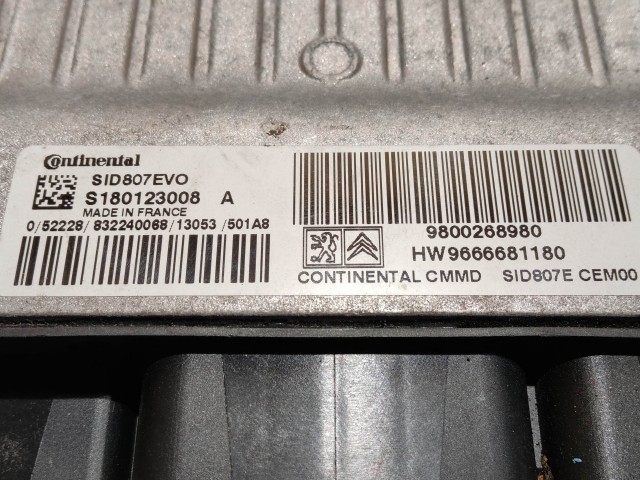 Citroen C4 AirCross, 1,6 Diesel motorvezérlő 9666681180 , 9800268980