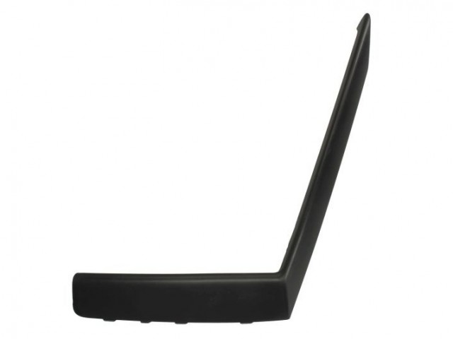 Skoda Octavia IV. utángyártott új, jobb első díszléc a lökhárítóba fekete