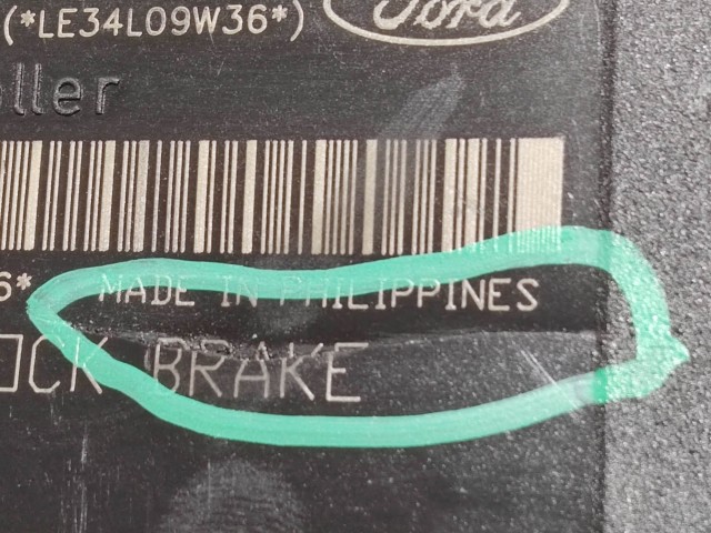 Ford Fiesta 2002-2008 Abs a képen látható sérüléssel LE34LO9W36, 10.0207-0051.4