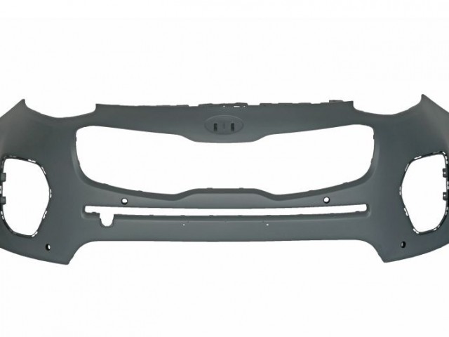 Kia Sportage 4 2015-2018 utángyártott új első lökhárító 4 szenzor helyes, fényszóró mosó jelöléssel 86511F1010