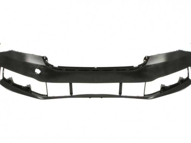 Skoda SuperB III. utángyártott új első lökhárító fényszóró mosó és szenzor jelöléssel 3V0807218D