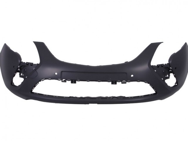 Opel Zafira C 2011-  utángyártott új első lökhárító 4 parkszenzor hellyel, fényszóró mosó jelöléssel