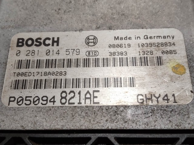 Dodge Journey 2,0 Diesel motorvezérlő Bosch 0281014579 