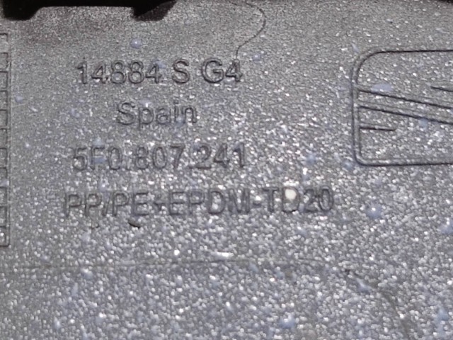 Seat Leon 5F 2012-2020 2012-2020 Vonószem takaró használt  kék első 