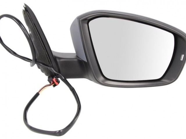 Skoda Octavia III. 2013-2020 utángyártott új jobb oldali visszapillantó tükör el.áll., domb., fűthető, fényezhető