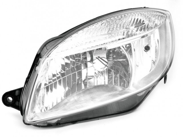 Skoda Fabia II. 2007-2014 utángyártott új bal első fényszóró (motorral) DEPO