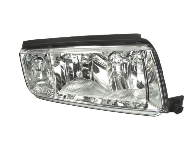 Skoda Fabia I utángyártott új jobb első fényszóró H7/H3 (króm házas) TYC