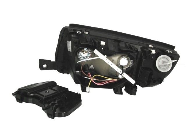 Skoda Fabia I utángyártott új jobb első fényszóró H7/H3 (króm házas) TYC