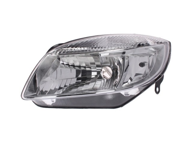Skoda Fabia II. 2007-2014, Roomster 2010-2015 utángyártott új bal első fényszóró H4 bal (motorral) TYC