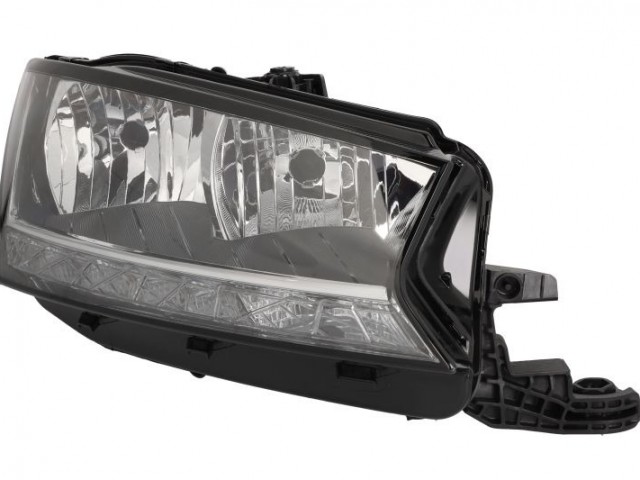 Skoda Fabia III. 2018-2021 utángyártott új jobb első fényszóró 2H7+LED  (motorral) DEPO