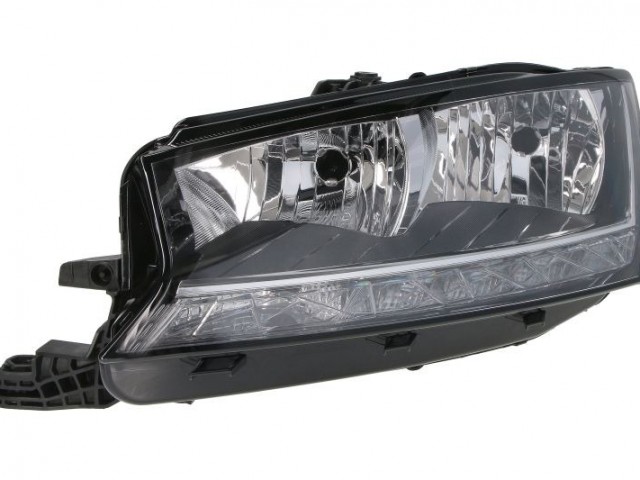 Skoda Fabia III. 2018-2021utángyártott új bal első fényszóró 2H7+LED (motorral) TYC