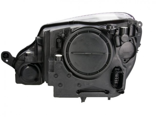 Skoda utángyártott új jobb első fényszóró FSZ H4/H7 +ködl.(motorral) TYC
