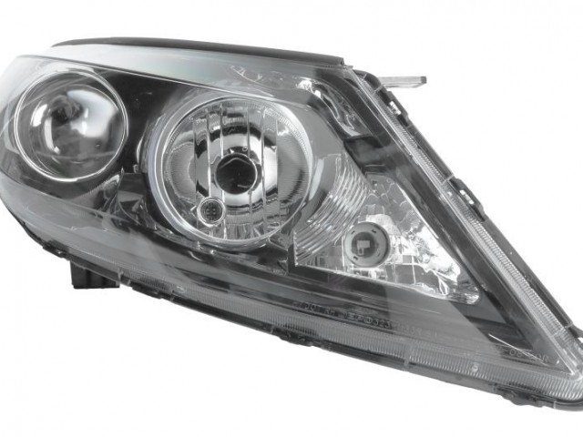 Kia Sportage 2010-2015 utángyártott új jobb első fényszóró 2H7 fekete h. (motoros) DEPO