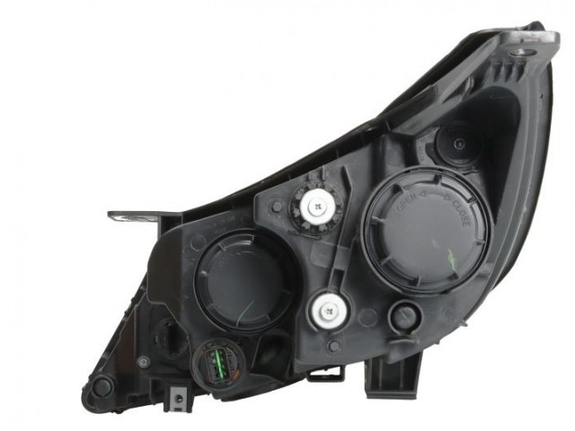 Kia Sportage 2010-2015 utángyártott új jobb első fényszóró 2H7 fekete h. (motoros) DEPO