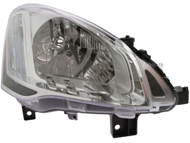 Citroen Berlingo, Peugeot Partner utángyártott új jobb első fényszóró 2012-2018 H4 (motorral) DEPO
