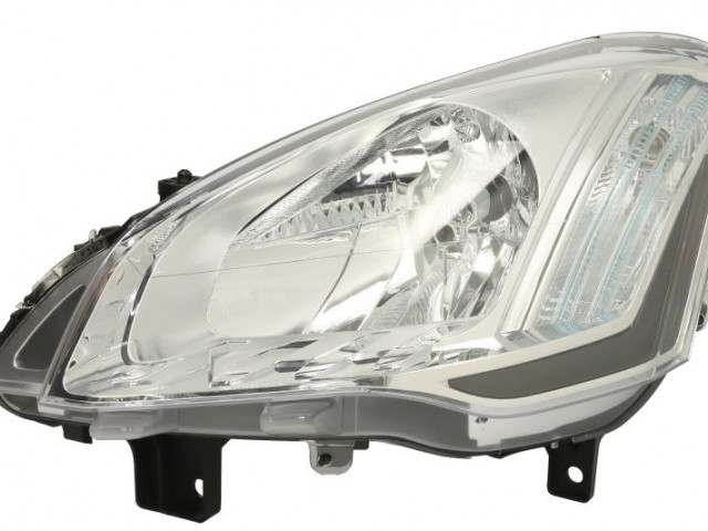 Citroen Berlingo, Peugeot Partner utángyártott új bal első fényszóró 2012-2018 H4 (motorral) TYC