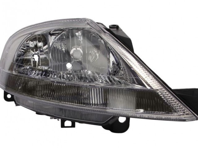 Citroen C3 2002-2010 utángyártott új jobb első fényszóró H1/H7 (motorral) TYC