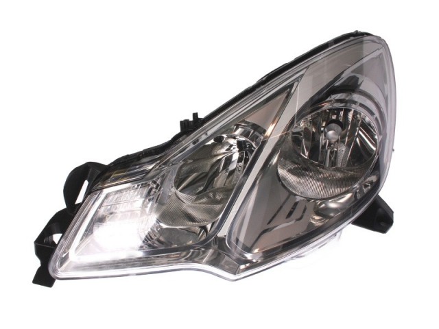 Citroen C3 2010-20163, DS3 utángyártott új bal első fényszóró H1/H7 fehér házas (motorral) TYC