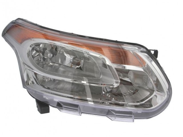Citroen C3 Picasso utángyártott új jobb első fényszóró H1/H7+napp.f. króm h. (motorral) DEPO