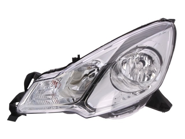 Citroen DS3 utángyártott új bal első fényszóró H7/H1 fekete házas (motorral) DEPO