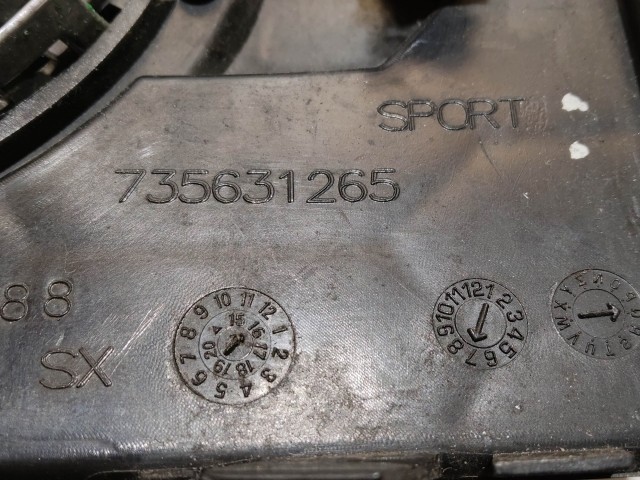 72841 Fiat 500 2015- bal ködlámpa keret 735631265