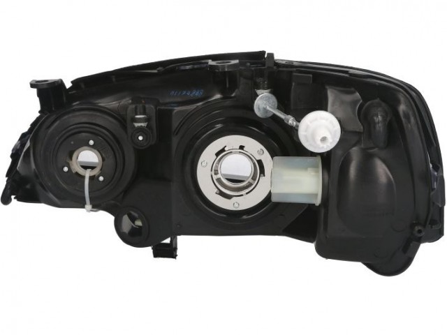 Opel Astra G 1998-2004 utángyártott új jobb első fényszóró H7/HB3 fekete házas (motoros) TYC
