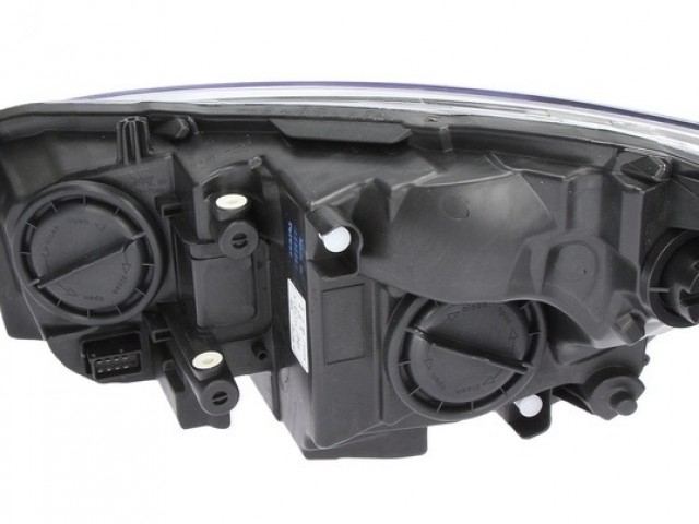 Opel Astra 2009-2012 utángyártott új jobb első fényszóró J2H7 króm házas  (motorral) TYC