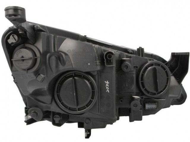 Opel Astra J 2012-2020 utángyártott új bal első fényszóró 2H7 fek.h.króm ker. (motorral) DEPO