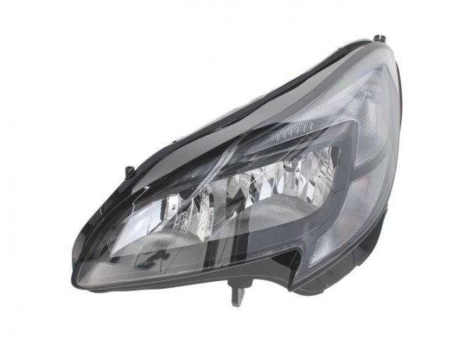 Opel Corsa E 2014-2019 utángyártott új bal első fényszóró 2H7 +napp.f.fek.ház,motorral DEPO
