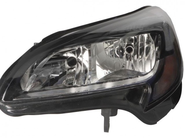 Opel Corsa E 2014-2019  utángyártott új bal első fényszóró 2H7 +LED napp.f., motorral DEPO