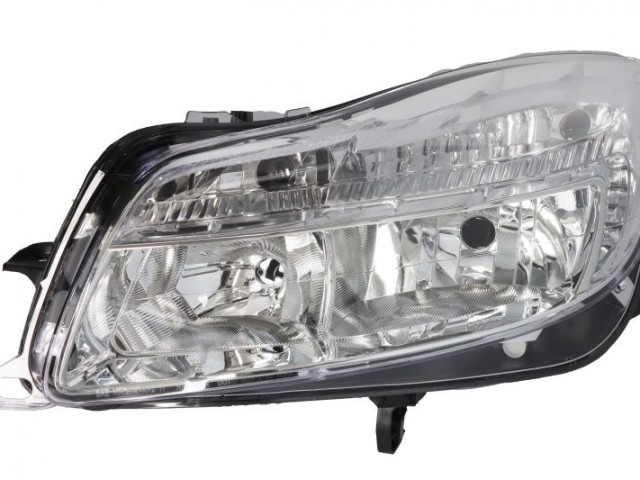 Opel Insignia 2008-2013  utángyártott új bal első fényszóró H1/H7 nappali f.  (motorral) TYC