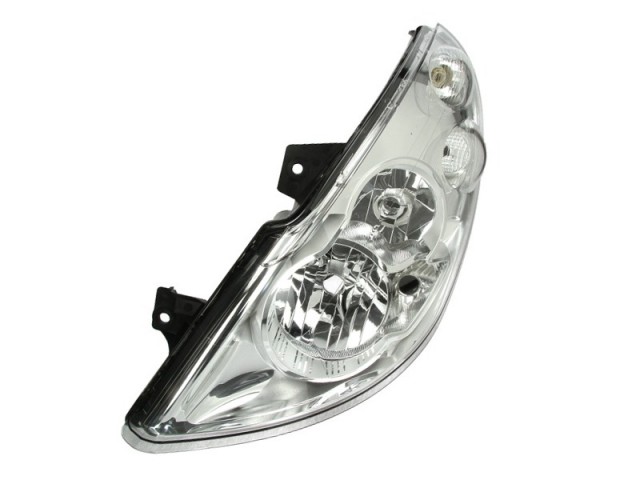 Opel Movano B 2010-2021, Renault Master III. 2010-2020 utángyártott új bal első fényszóró 2H7/H1 (motoros) TYC
