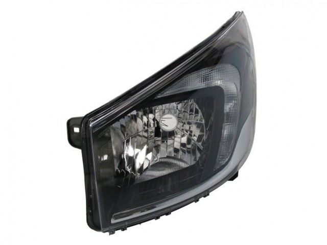 Opel Vivaro 2014-2019 utángyártott új bal első fényszóró  H4 + nappali fény (motorral) TYC