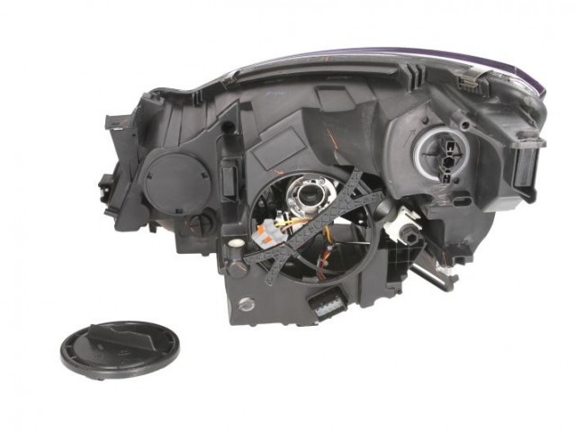 Opel Zafira C utángyártott új jobb első fényszóró HIR2 fekete keret (motorral) DEPO