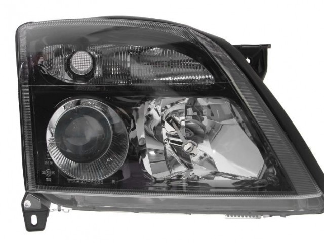 Opel Signum 2002-2005, Vectra C 2001-2005 utángyártott új jobb első fényszóró DE-H7/H7 (fekete házas) TYC