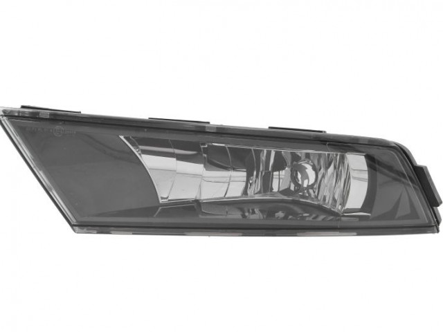 Skoda SuperB III. 2015-2019 utángyártott új bal első ködlámpa H8 króm házas TYC