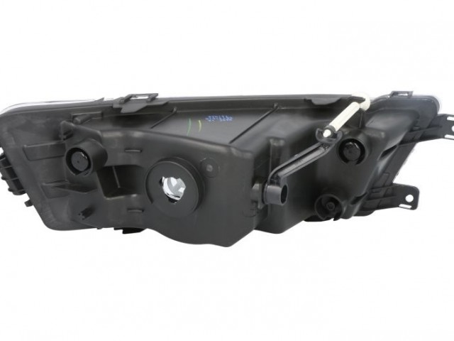 Skoda Rapid utángyártott új bal első ködlámpa H8 króm, +stat.kanyarkövető TYC