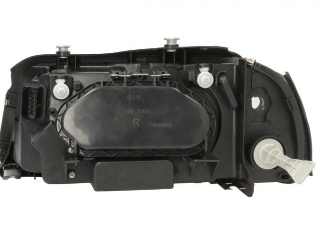 Seat Alhambra, Volkswagen Sharan 1996-2010 utángyártott új jobb első fényszóró H1/H7 króm házas (motorral) TYC