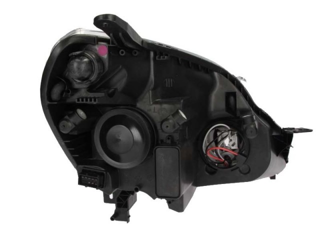 Opel Zafira B 2005-2014 utángyártott új bal első fényszóró H1/H7 fekete házas (motorral) TYC