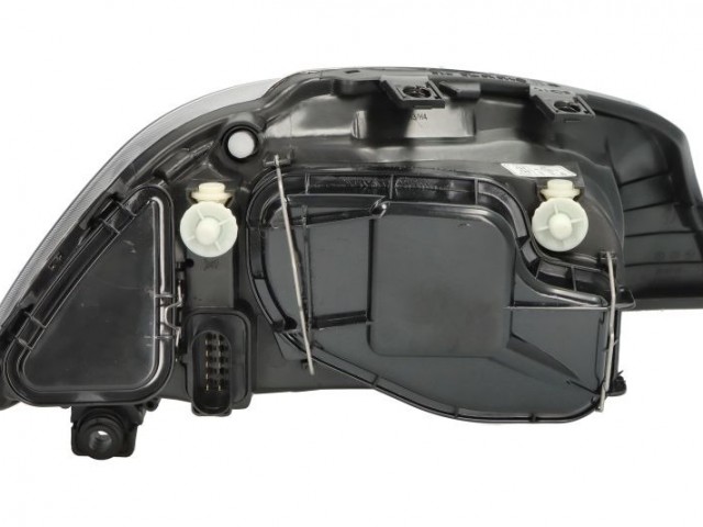 Seat Cordoba, Ibiza 2006-2009 utángyártott új bal első fényszóró H3/H7 s.szürke házas (motoros) TYC