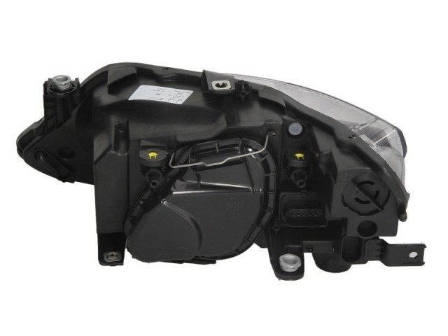 Seat Ibiza 6J 2008-2012 utángyártott új jobb első fényszóró H4  fekete házas (motoros) TYC