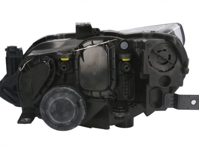 Seat Ibiza 6J 2008-2012 utángyártott új jobb első fényszóró 2H7 fekete házas (motoros) TYC