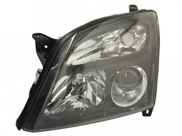Opel Signum 2003-2005, Vectra C 2002-2005 utángyártott új bal első fényszóró DE-H7/H7 (fekete házas) TYC